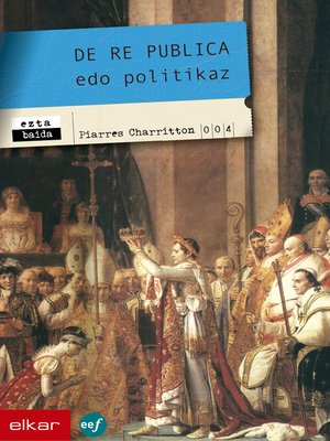 cover image of De Re Publica edo politikaz